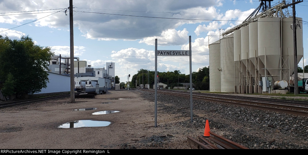 Paynesville Station Sign